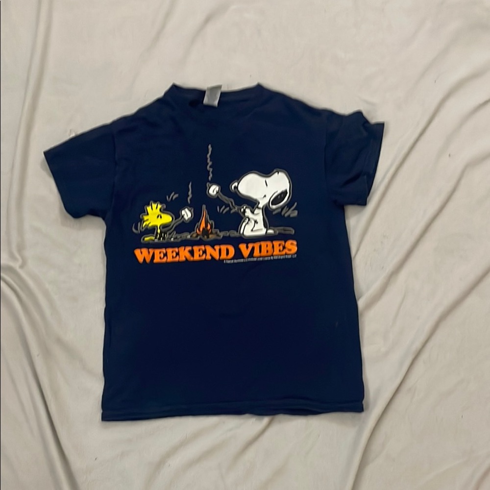 Weekend Vibes T-Shirt - Navy Blue Adult Small